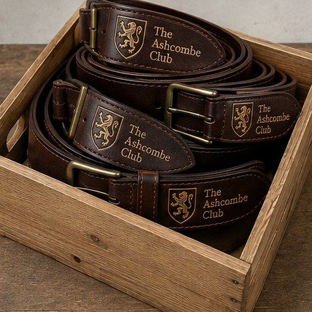 Customized leather belts for site, security and workwear